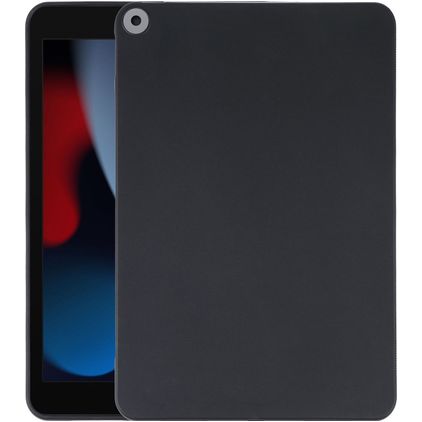 Mobigear Basics Coque iPad 7 (2019) Mince Coque arrière en en TPU Souple - Noir