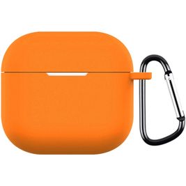 Mobigear Colors Coque Apple AirPods 4 Coque en Silicone Souple - Orange Mobigear Colors Coque Apple AirPods 4 Coque en Silicone Souple - Orange