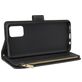 Mobigear Zipper Housse Samsung Galaxy A71 Etui Porte-Monnaie - Noir