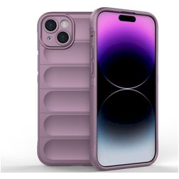 Mobigear Bumpy Coque iPhone 15 Plus Coque arrière en TPU Souple - Violet