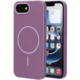 Mobiparts Slim Line Coque iPhone 16e MagSafe Coque arrière Rigide - Imperial Purple