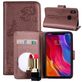 Mobigear Butterfly Housse Xiaomi Mi 8 SE Etui Porte-Monnaie - Marron