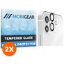 Mobigear iPhone 12 Mini Verre trempé Protection Caméra - Compatible Coque (Lot de 2)