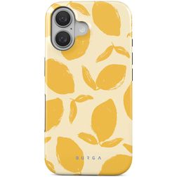 Burga Tough iPhone 16 MagSafe Plastique rigide Coque arrière Antichoc - Lemon Tart