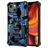 Mobigear Armor Stand Coque iPhone 13 Coque arrière Rigide Anti-Chocs avec Support Amovible - Bleu