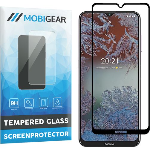 Mobigear Premium Nokia G10 Verre trempé Protection d'écran - Compatible Coque - Noir