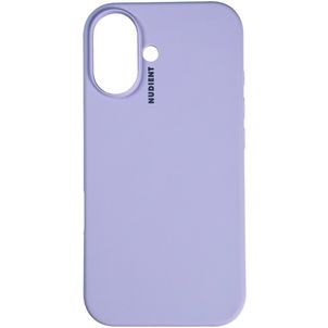 Nudient Base Coque iPhone 16 Coque arrière en Silicone - Soft Purple