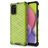 Mobigear Honeycomb Coque Samsung Galaxy A03s Coque arrière Rigide Anti-Chocs - Vert