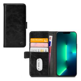Mobilize Elite Gelly Housse iPhone 13 Pro Max Etui Porte-Monnaie - Noir