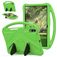 Mobigear AeroArmor Coque Samsung Galaxy Tab S11 Ultra Coque arrière en EVA + Porte-crayon + Support Amovible - Vert
