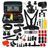 Puluz GoPro Mount Pack de Démarrage Accessoires 53 Pièces + Sac Noir