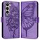 Mobigear Butterfly Housse Samsung Galaxy Z Fold 6 Etui Porte-Monnaie - Violet