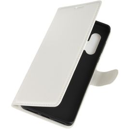 Mobigear Classic Housse Motorola Edge Plus Etui Porte-Monnaie - Blanc