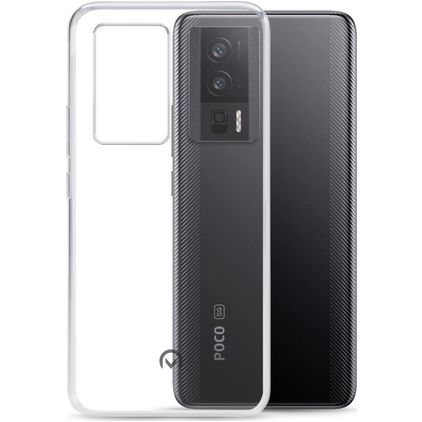Mobilize Gelly Coque Transparente POCO F5 Coque arrière en TPU Souple - Transparent