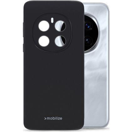 Mobilize Rubber Gelly Coque HONOR Magic 7 Pro Coque arrière en TPU Souple - Noir