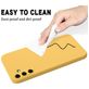 Mobigear Colors Coque Samsung Galaxy A55 Coque arrière en Silicone - Jaune
