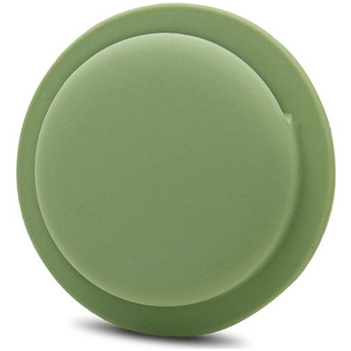 Mobigear Sticky Disc Coque Apple AirTag Coque en Silicone Souple - Vert