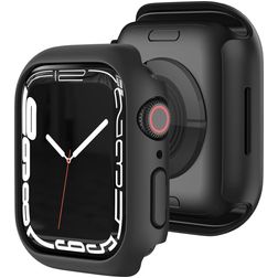 Mobigear Colors Coque Apple Watch - 45 mm Thin Coque Rigide - Noir
