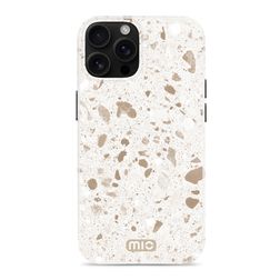 MIO iPhone 16 Pro Max MagSafe Plastique rigide Coque arrière - Soft Terrazzo