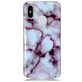Mobigear Marble Coque Xiaomi Mi 8 Coque arrière en TPU Souple - Rouge