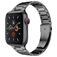 Mobigear Lissabon Bracelet Acier Apple Watch Fermeture boucle déployante - 42/41/40/38 mm - Gris sidéral