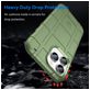 Mobigear Rugged Shield Coque iPhone 14 Coque arrière en TPU Souple Anti-Chocs - Vert