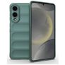 Mobigear Bumpy Coque Samsung Galaxy S25 Edge Coque arrière en TPU Souple - Vert