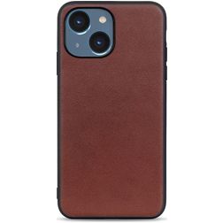 Mobigear Excellent Coque iPhone 14 Coque arrière Rigide - Marron