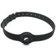 Mobigear Coque Apple AirTag Collier en Silicone Souple - 23.5 - 47.5 cm - Noir