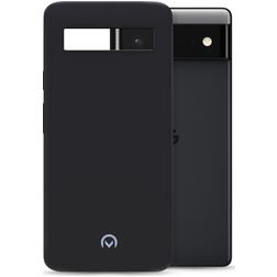 Mobilize Rubber Gelly Coque Google Pixel 6 Coque arrière en TPU Souple - Matt Black
