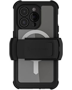 Ghostek Nautical Waterproof Coque iPhone 15 Pro MagSafe Coque arrière Imperméable Rigide Anti-Chocs - Noir