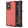 Mobigear Honeycomb Realme GT Neo 3 Plastique rigide Coque arrière Antichoc - Rouge