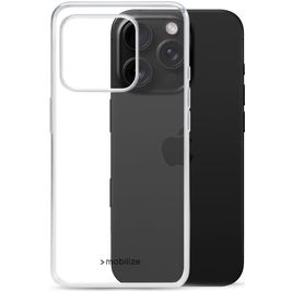 Mobilize Gelly Coque Transparente iPhone 16 Pro Coque arrière en TPU Souple - Transparent