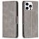 Mobigear Excellent Housse iPhone 15 Pro Etui Porte-Monnaie - Gris