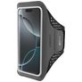 Mobiparts Comfort Fit Brassard Téléphone iPhone 16 Pro Brassard Coque de Sport en Neoprène - Noir