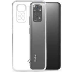 Mobilize Gelly Coque Transparente Xiaomi Redmi Note 11 4G Coque arrière en TPU Souple - Transparent
