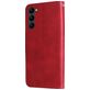 Mobigear Zipper Housse Samsung Galaxy S23 Etui Porte-Monnaie - Rouge