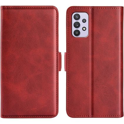 Mobigear Slim Magnet Housse Samsung Galaxy A53 Etui Porte-Monnaie - Rouge