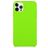 Mobigear Rubber Touch Coque iPhone 15 Pro Coque arrière en Silicone - Citron vert