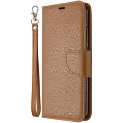 Mobigear Excellent Housse Huawei P40 Lite E Etui Porte-Monnaie - Marron