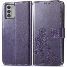 Mobigear Clover Housse Nokia G42 Etui Porte-Monnaie - Violet