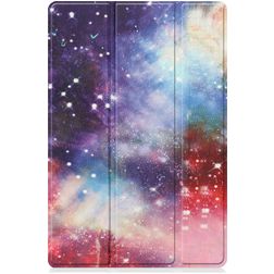 Mobigear Tri-Fold Coque Samsung Galaxy Tab A8 10.5 (2021) Etui - Milky Way
