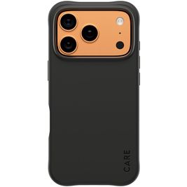 CARE by PanzerGlass Fashionable Coque iPhone 17 Pro MagSafe Coque arrière en Silicone - Noir
