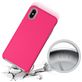 Mobigear Antislip Coque iPhone XS Max Coque arrière Rigide Anti-Chocs - Magenta