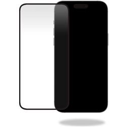 Mobilize Premium iPhone 15 Pro Max Verre trempé Protection d'écran - Compatible coque - Noir
