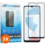 Mobigear Premium Realme C21 Verre trempé Protection d'écran - Compatible Coque - Noir (Lot de 3)