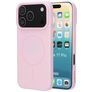 Mobiparts Slim Line Coque iPhone 17 Pro MagSafe Coque arrière Rigide - Blush Pink