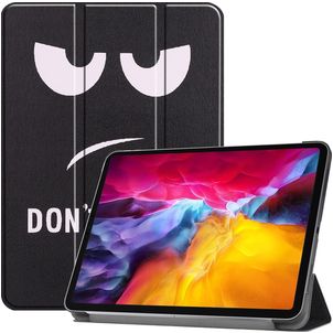 Mobigear Tri-Fold Coque iPad Pro 11 Pouces (2021) Etui - Do Not Touch