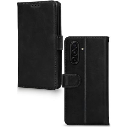 Mobilize Premium Gelly Housse Samsung Galaxy A17 Etui Porte-Monnaie - Noir