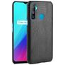 Mobigear Croco Coque Realme C3 Coque arrière Rigide - Noir